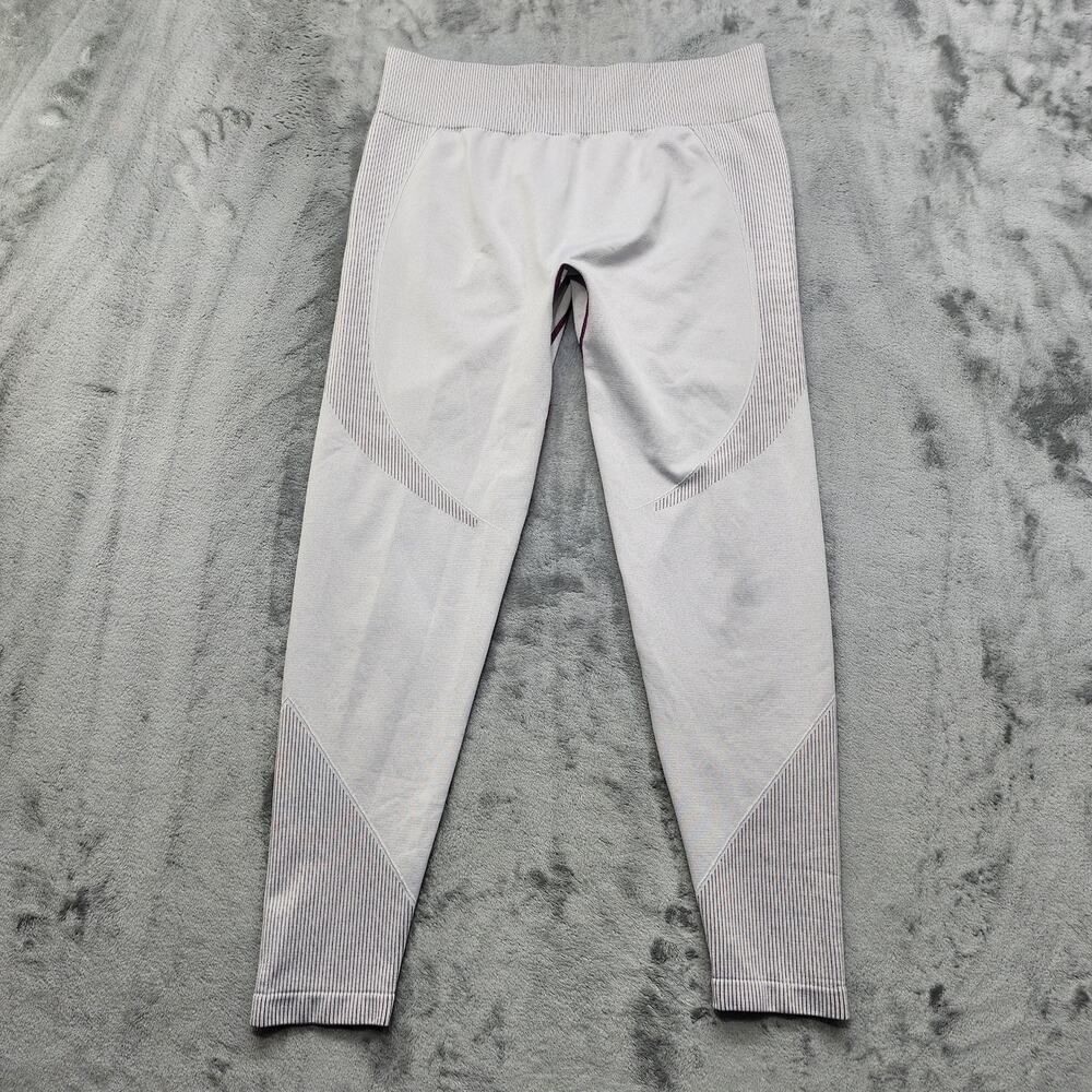 Cali Sport Leggings Womens‎ 1XL/2XL Gray Purple High Rise Seamless Contour Ankle